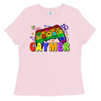 Bubblegum Pink Gaymer Ladies Tee - Zillion Design Studio