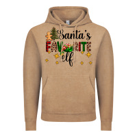 Vintage Coffee santa's favorite elf Vintage Hoodie - AdoDesignShop