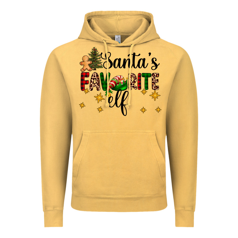 Santa's Favorite Elf Vintage Hoodie by AdoDesignShop | Teevron