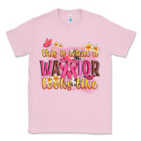 Bubblegum Pink this is what a warrior looks like Classic Tee - NancyCooperArtShop