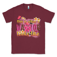 Burgundy this is what a warrior looks like Classic Tee - NancyCooperArtShop
