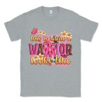 Heather Grey this is what a warrior looks like Classic Tee - NancyCooperArtShop