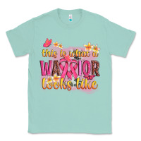 Seafoam this is what a warrior looks like Classic Tee - NancyCooperArtShop