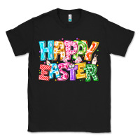 Black Happy Easter Classic Tee - CowhideDigitalArt