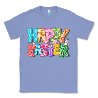 Colony Blue Happy Easter Classic Tee - CowhideDigitalArt