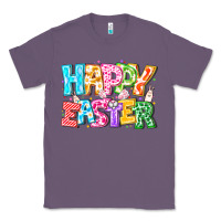 Lavender Happy Easter Classic Tee - CowhideDigitalArt