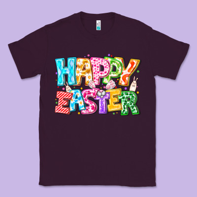 Happy Easter Classic Tee Designed By Cowhidedigitalart