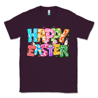 Plum Happy Easter Classic Tee - CowhideDigitalArt