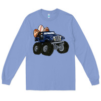 Colony Blue easter sports Long Sleeve Tee - MaliasSmallBusiness