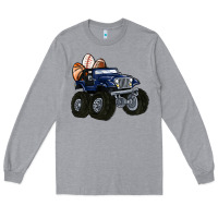 Heather Grey easter sports Long Sleeve Tee - MaliasSmallBusiness