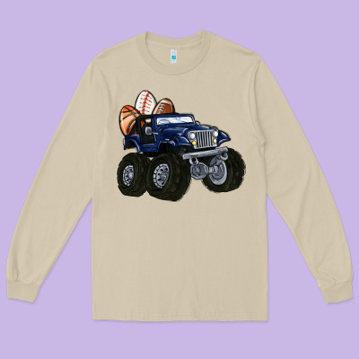 Easter Sports Long Sleeve Tee Designed By Maliassmallbusiness