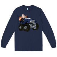 Navy easter sports Long Sleeve Tee - MaliasSmallBusiness