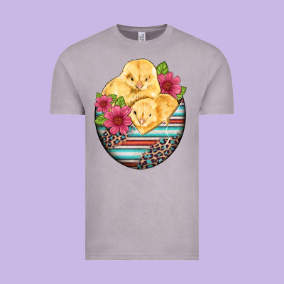 Hatched Egg Easter Chicks Vintage Tee Designed By Artiststas