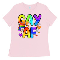 Bubblegum Pink gay af Ladies Tee - Zillion Design Studio
