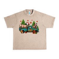 French Oak christmas farm animals truck Urban Heavy Tee - Jasminsmagicworld