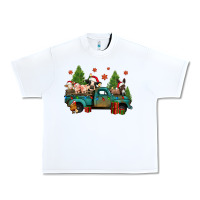Christmas Farm Animals Truck Urban Heavy Tee | Teevron