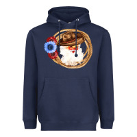 Navy Cowboy Santa Heavyweight Hoodie - Bettercallsaul