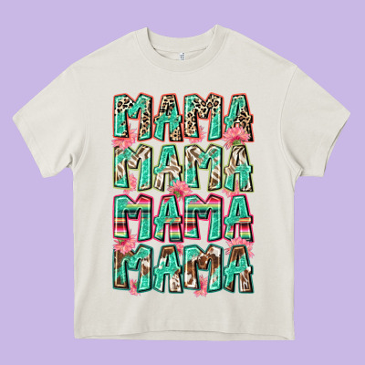 Mama Mama Mama Mama Heavy Core Tee Designed By Zillion Design Studio