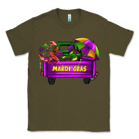 Army Green mardi grass umbrella with truck Classic Tee - AdoDesignShop