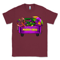 Burgundy mardi grass umbrella with truck Classic Tee - AdoDesignShop