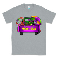 Heather Grey mardi grass umbrella with truck Classic Tee - AdoDesignShop