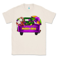 Natural mardi grass umbrella with truck Classic Tee - AdoDesignShop