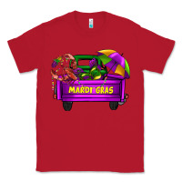 Red mardi grass umbrella with truck Classic Tee - AdoDesignShop