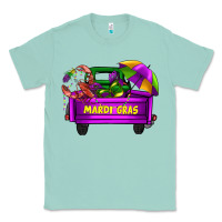 Seafoam mardi grass umbrella with truck Classic Tee - AdoDesignShop