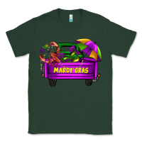 Sports Green mardi grass umbrella with truck Classic Tee - AdoDesignShop