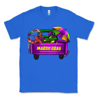 True Royal mardi grass umbrella with truck Classic Tee - AdoDesignShop