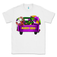 White mardi grass umbrella with truck Classic Tee - AdoDesignShop