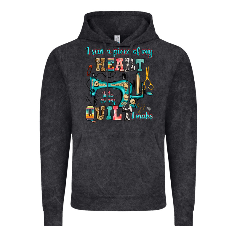 I Sew A Piece Of My Heart Into Every Quilt I Make Vintage Hoodie by RanaPortraitStore | Teevron