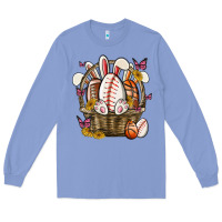 Colony Blue easter basket sports Long Sleeve Tee - MaliasSmallBusiness