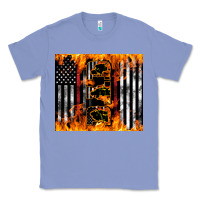 Colony Blue Western Firefighter Dad Classic Tee - LillyAllenDesigns