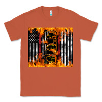 Copper Western Firefighter Dad Classic Tee - LillyAllenDesigns