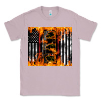 Lilac Western Firefighter Dad Classic Tee - LillyAllenDesigns