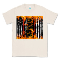 Natural Western Firefighter Dad Classic Tee - LillyAllenDesigns