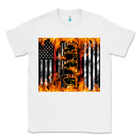 White Western Firefighter Dad Classic Tee - LillyAllenDesigns