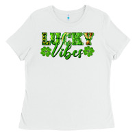 White lucky vibes Ladies Tee - RanaPortraitStore