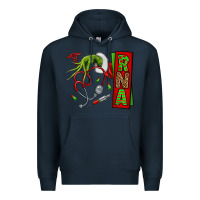 Navy Christmas Character Premium Hoodie - NancyCooperArtShop