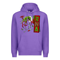 Purple Christmas Character Premium Hoodie - NancyCooperArtShop