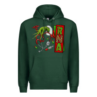 Sports Green Christmas Character Premium Hoodie - NancyCooperArtShop