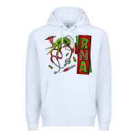 White Christmas Character Premium Hoodie - NancyCooperArtShop