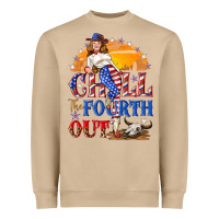 Mushroom Chill the fourth out 4th of july Heavyweight Sweatshirt - NancyCooperArtShop