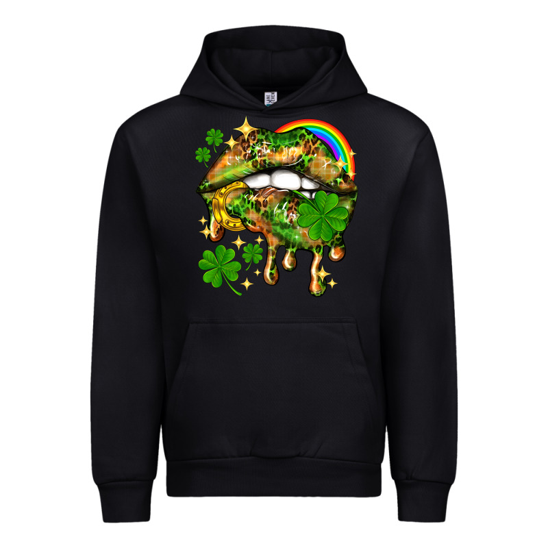 St. Patrick's Day Lips Urban Hoodie by HowdyJamesFarm | Teevron