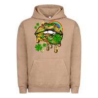Pigment Burro St. Patrick's Day lips Urban Hoodie - HowdyJamesFarm