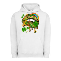 Pigment Lunar Rock St. Patrick's Day lips Urban Hoodie - HowdyJamesFarm