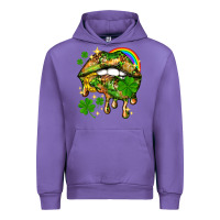Tulip St. Patrick's Day lips Urban Hoodie - HowdyJamesFarm