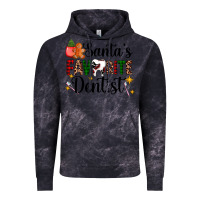 Cloud Black santa's favorite dentist Vintage Hoodie - AdoDesignShop