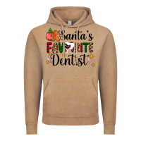 Vintage Coffee santa's favorite dentist Vintage Hoodie - AdoDesignShop